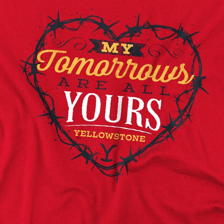 Immagine prodotto Yellowstone My Tomorrows Are All Yours Maglietta Cuore Adulto Unisex (XL)