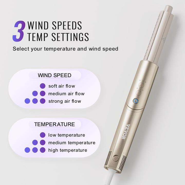 Actual product image Vevor Curling Iron Set