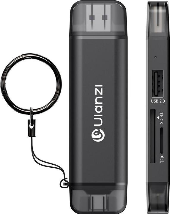 Actual product image Ulanzi CR3 3-IN-1 Card Reader 4.0 w/ USB EN USB-C (USB, USB-C)