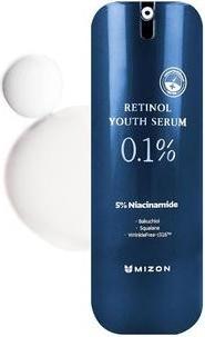 Produktbild Mizon Retinol Youth 0,1% Retinol Serum mit Faltenpflege, Bakuchiol, Peptiden und Niacinamid 0,99 (28 ml)