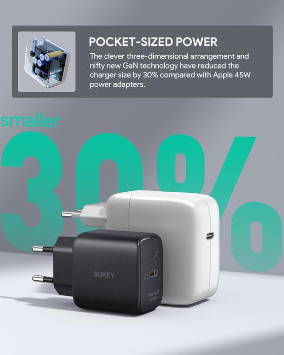 Actual product image Aukey Omnia II (45 W)