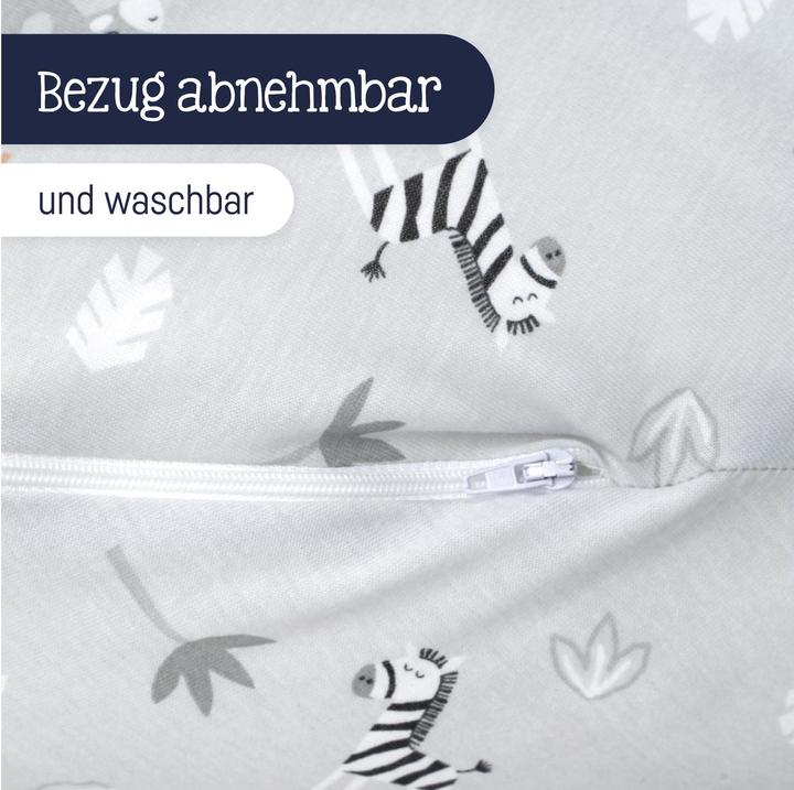 Productafbeelding Julius Zöllner Verpleegkussen Jersey Savannah Grijs 190 cm (190 cm)