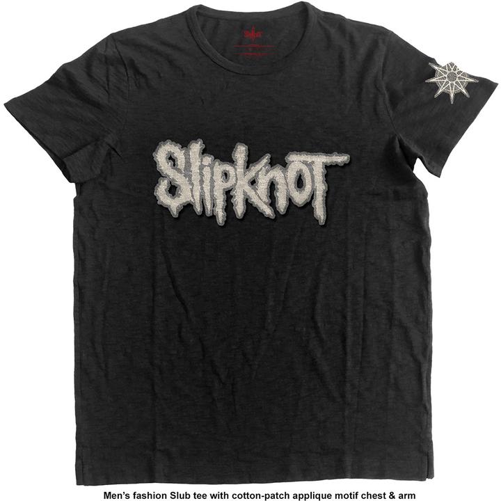 Produktbild Slipknot Logo & Star Applique Slub (XL)