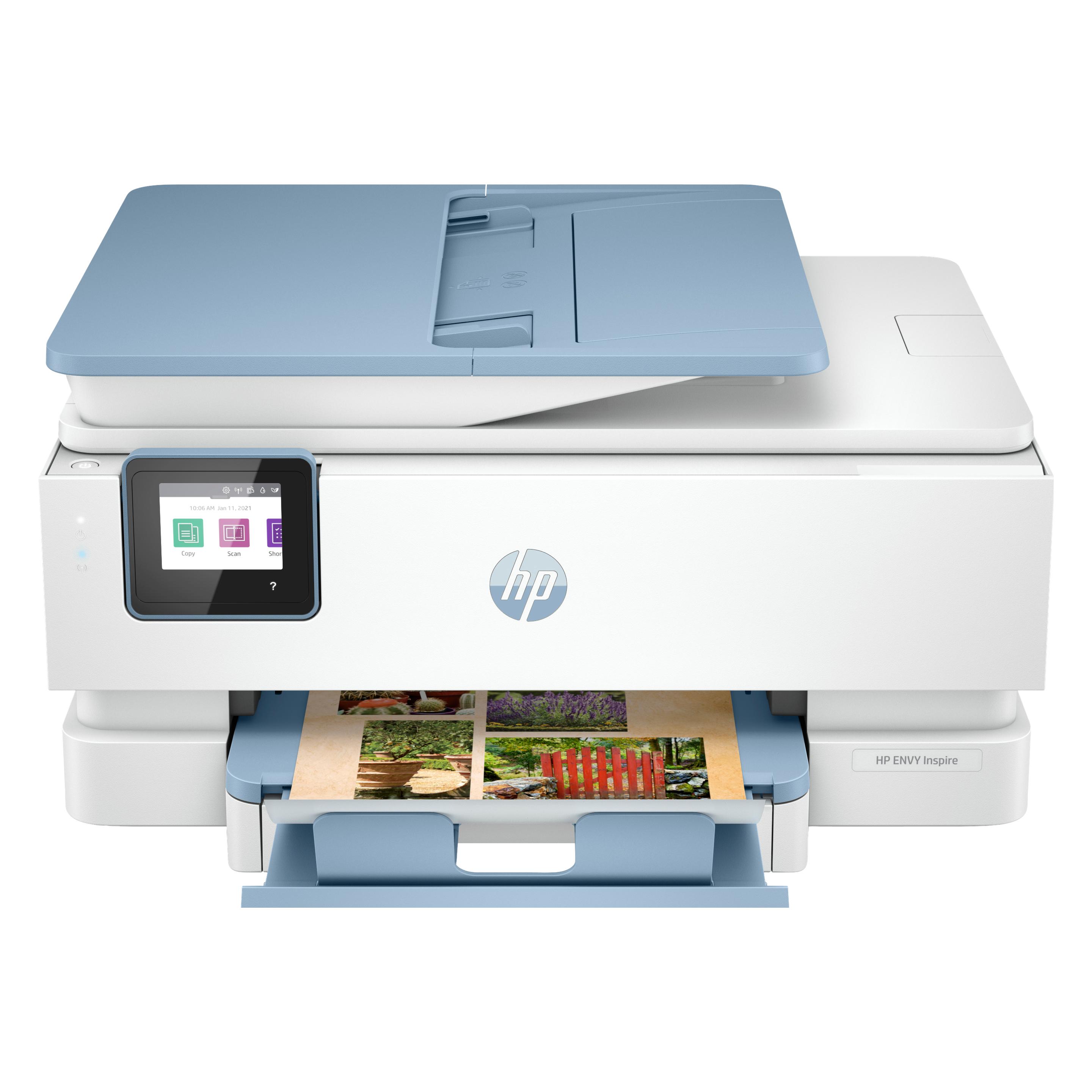 HP Envy Inspire 7921e (Tintenpatrone, Farbe), Drucker, Blau