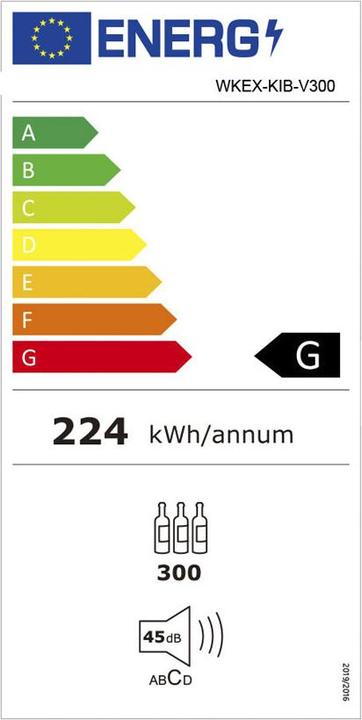 Energy Label Kibernetik Armadio climatico per vini FSP