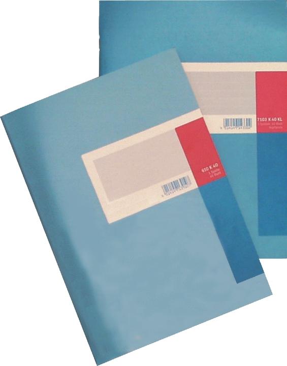 Actual product image König & Ebhardt Column book DIN A4, 1 column, 40 sheets cardboard booklet, fixed head (8614411) (A4, Lined, Hardcover)