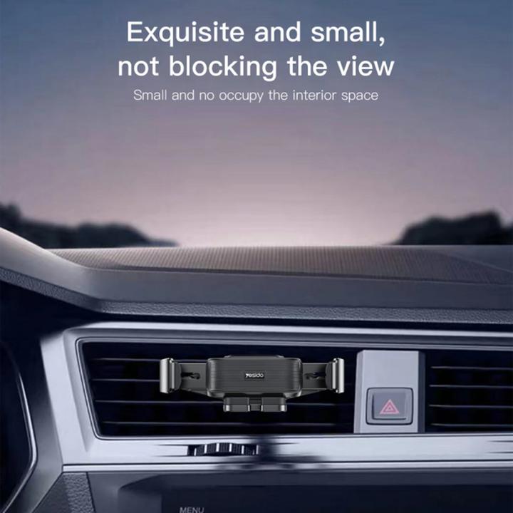 Image du produit Yesido - Car Holder (C166) - Gravity Grip for Air Vent - Black
