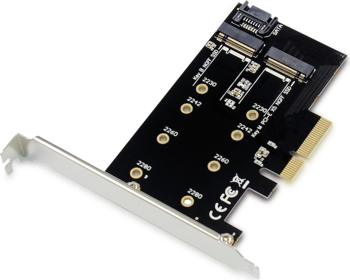 Actual product image Conceptronic EMRICK M.2 NVMe SSD PCIe Adapter