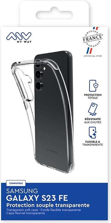 Produktbild My Way Samsung Galaxy S23 FE France Soft Cover By Transparent (Samsung Galaxy S23 FE)