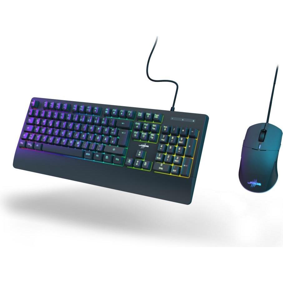 Urage Koop 320 2in1 (DE, Kabelgebunden), Tastatur, Schwarz
