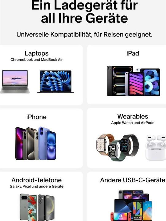 Produktbild Belkin BoostCharge 45 W USB-C mit PD (45 W, 1 Port)