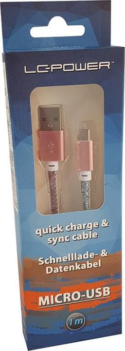 Actual product image LC-Power LC Power USB cable USB (M) to Micro USB type B (M) (1 m, USB 2.0)