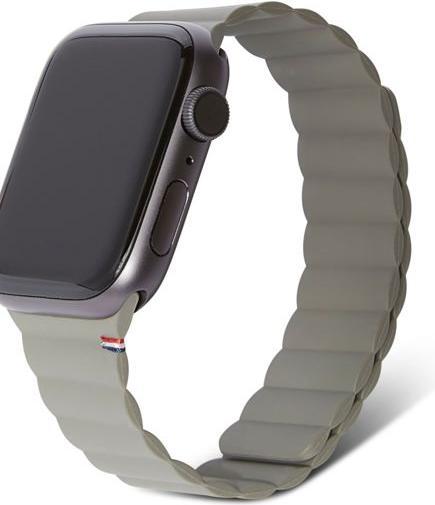 Actual product image Cyberport Magnetic silicone wristband LITE Olive 38-40mm (Silicone, Apple Watch Series 8)