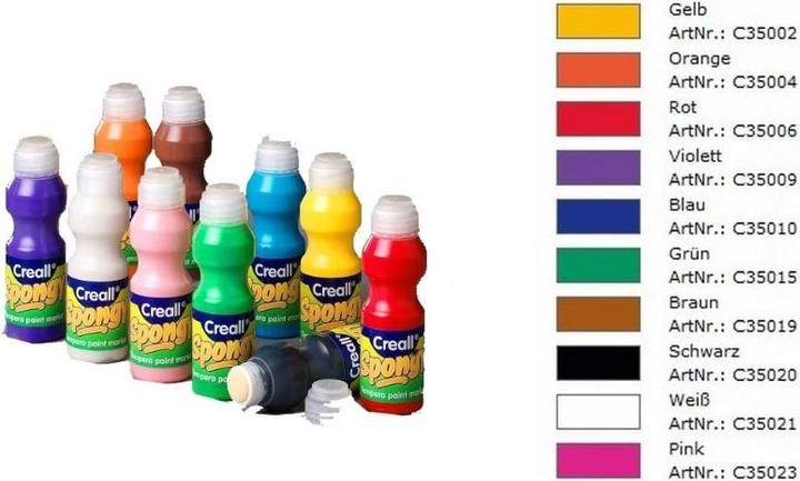 Immagine prodotto Creall Spongy Verfstift Geel, 70ml (Giallo, 70 ml)