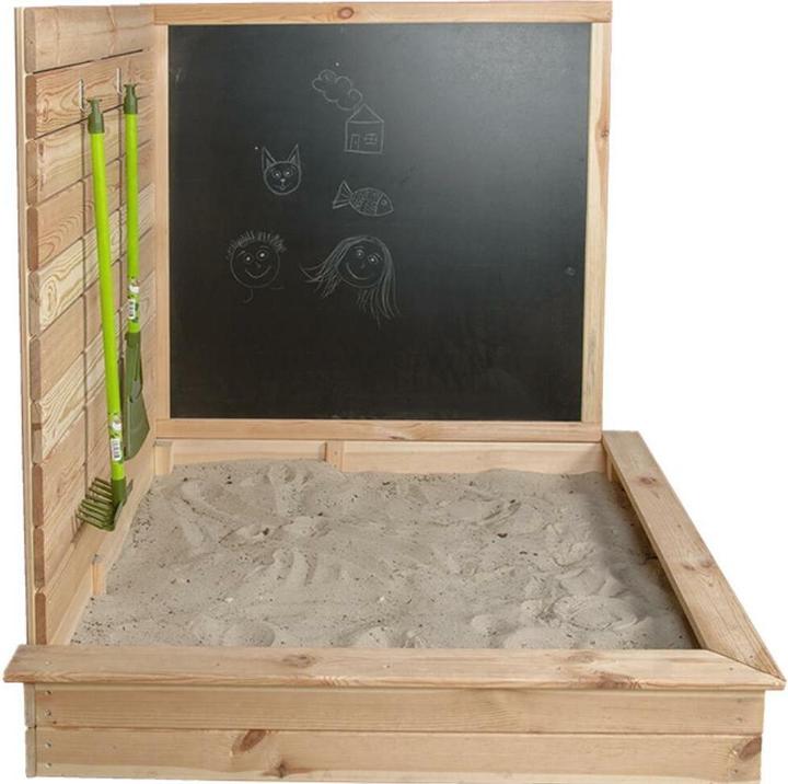 Actual product image Esschert Design Corner sandpit with board
