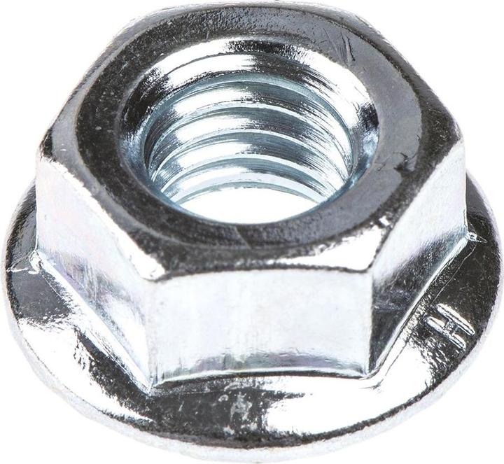 Produktbild RS PRO Flanschmuttern gezahnt M8 (M8)