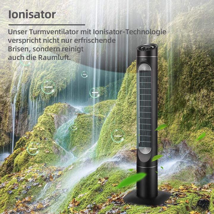 Produktbild Be Cool Turmventilator 85W mit Display (58 dB)