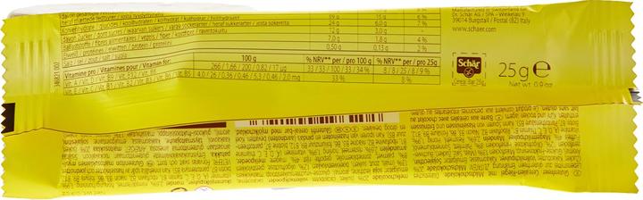 Nährwerte und Zutaten Schär Cereal Bar (25 g, 1 Stk.)