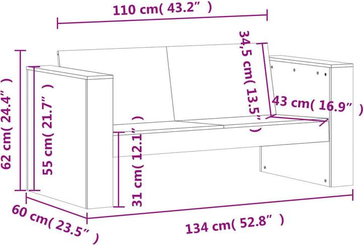 Produktbild vidaXL Riley
