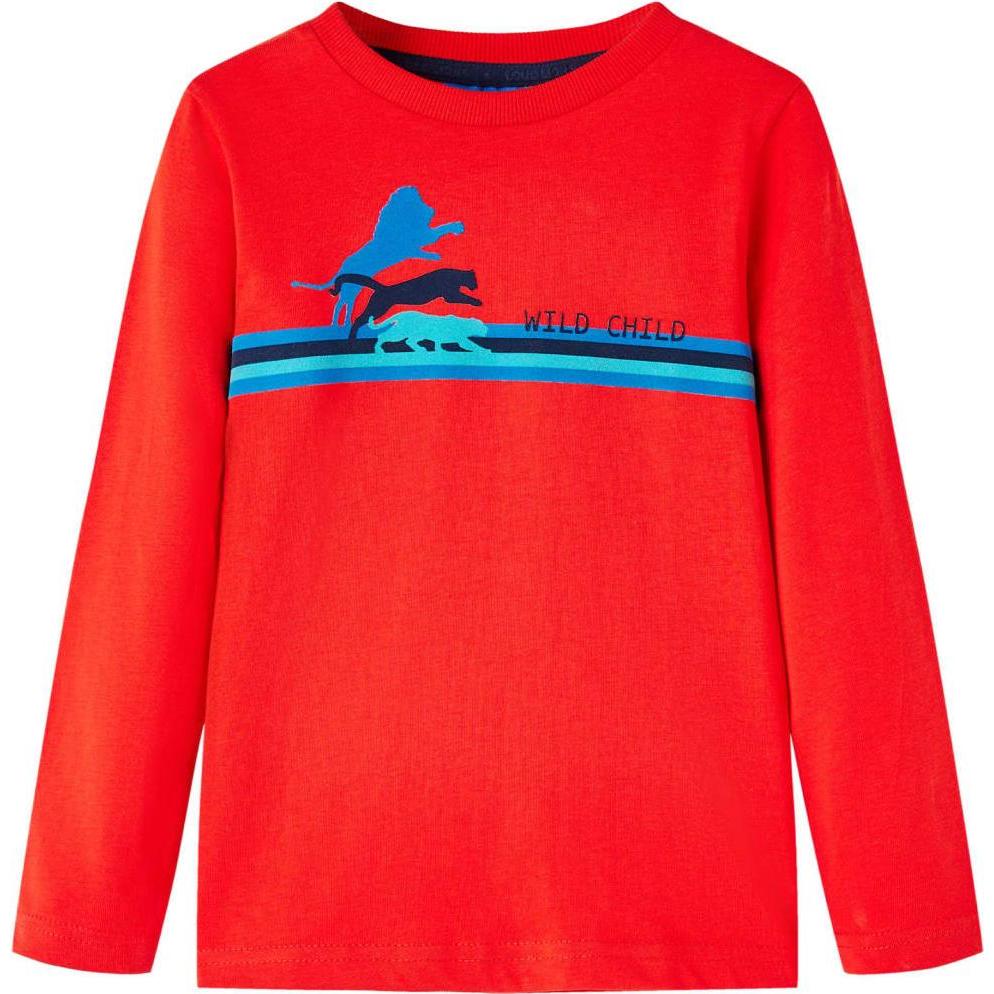 VidaXL, Unisex, Shirt, Madelon, Rot, (116)