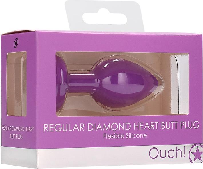 Immagine prodotto Ouch! Plug anale a cuore di diamante