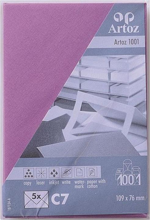 Produktbild Artoz 1001 Kuverts holunder (C7, 5x)
