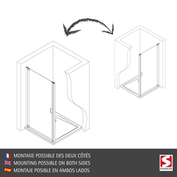 Produktbild Schulte Duschtür in Nische Sunny (80 cm, 180 cm)