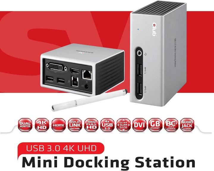 Produktbild Club 3D Csv-3104d (USB-B, 9 Ports)