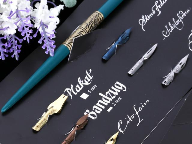 Actual product image Herbin Calligraphy set (Black, 1 x)