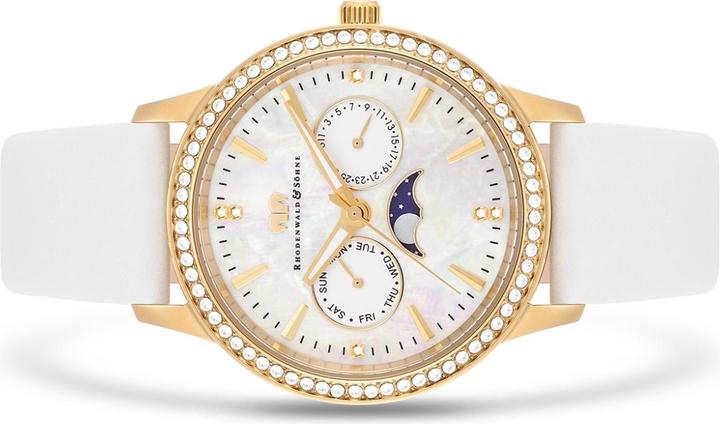 Produktbild Multifunktionen Amidala Echtleder Gelbgold - 34116 (Analoguhr, 38 mm)