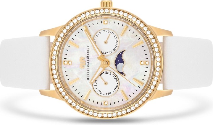 Immagine prodotto Multifunzioni Amidala in vera pelle oro giallo - 34116 (Orologio da polso analogico, 38 mm)