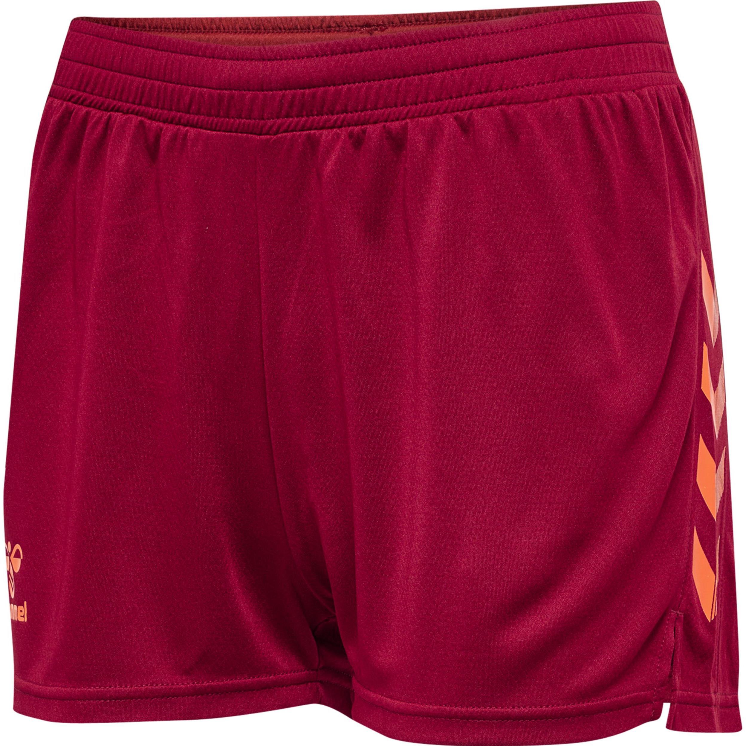 hummel, Damen, Sporthose, Ongrid Poly Shorts Wo (S), Rot, S