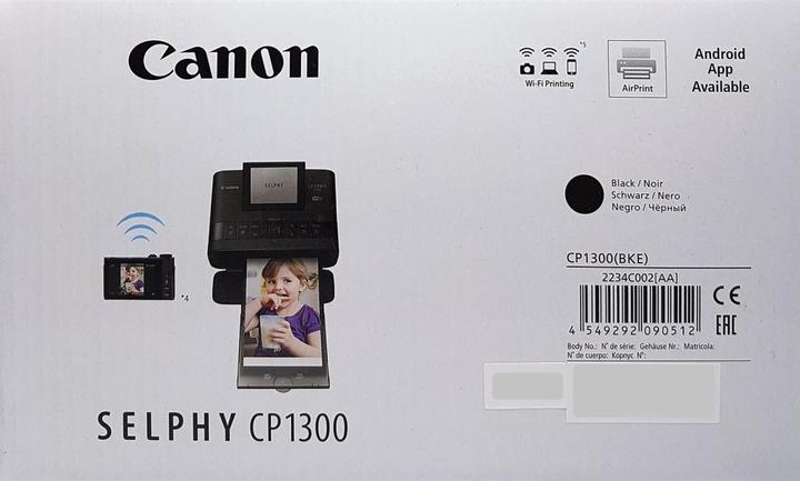 Actual product image Canon Selphy CP1300 (Thermal printing, Colour)