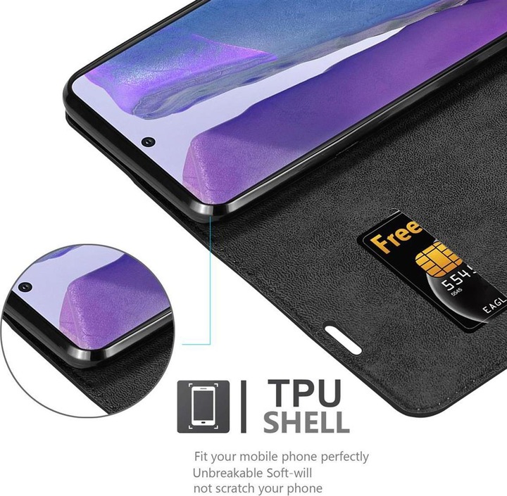 Produktbild Cadorabo Book Invisible Magnet Cover (Samsung Galaxy Note 20)