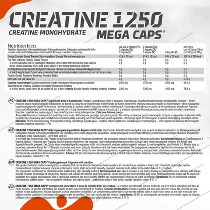 Actual product image Olimp Sport Nutrition Mega Caps (400 Piece, Capsules, 400 g)