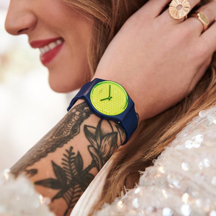 Immagine prodotto Swatch Yellowpusher (Orologio da polso analogico, 34 mm)