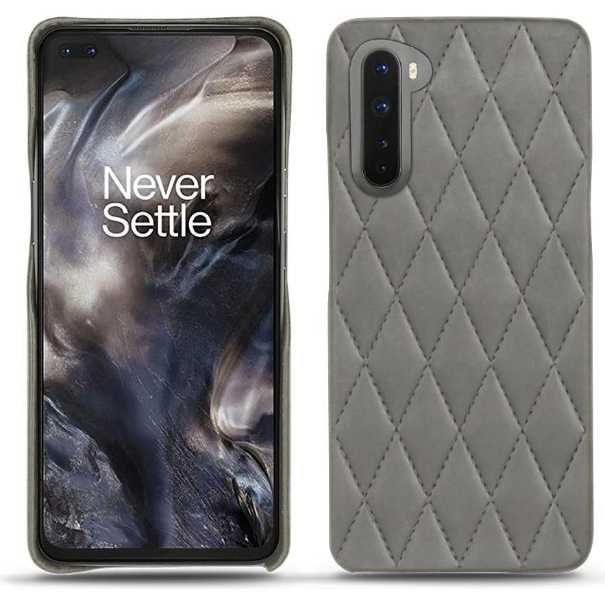 Thumbnail - Noreve Lederschutzhülle (OnePlus Nord), Smartphone Hülle, Grau