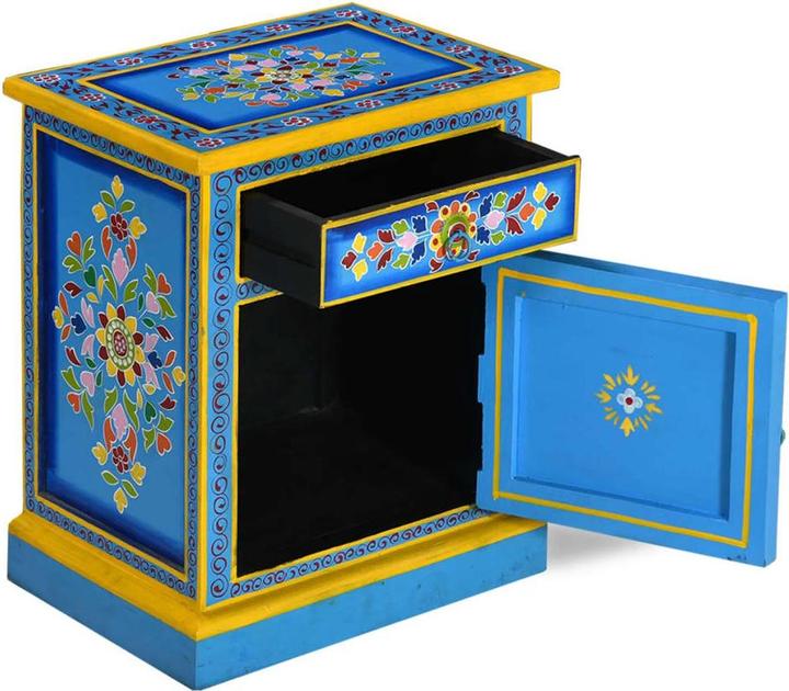 multicoloured (turquoise base colour)