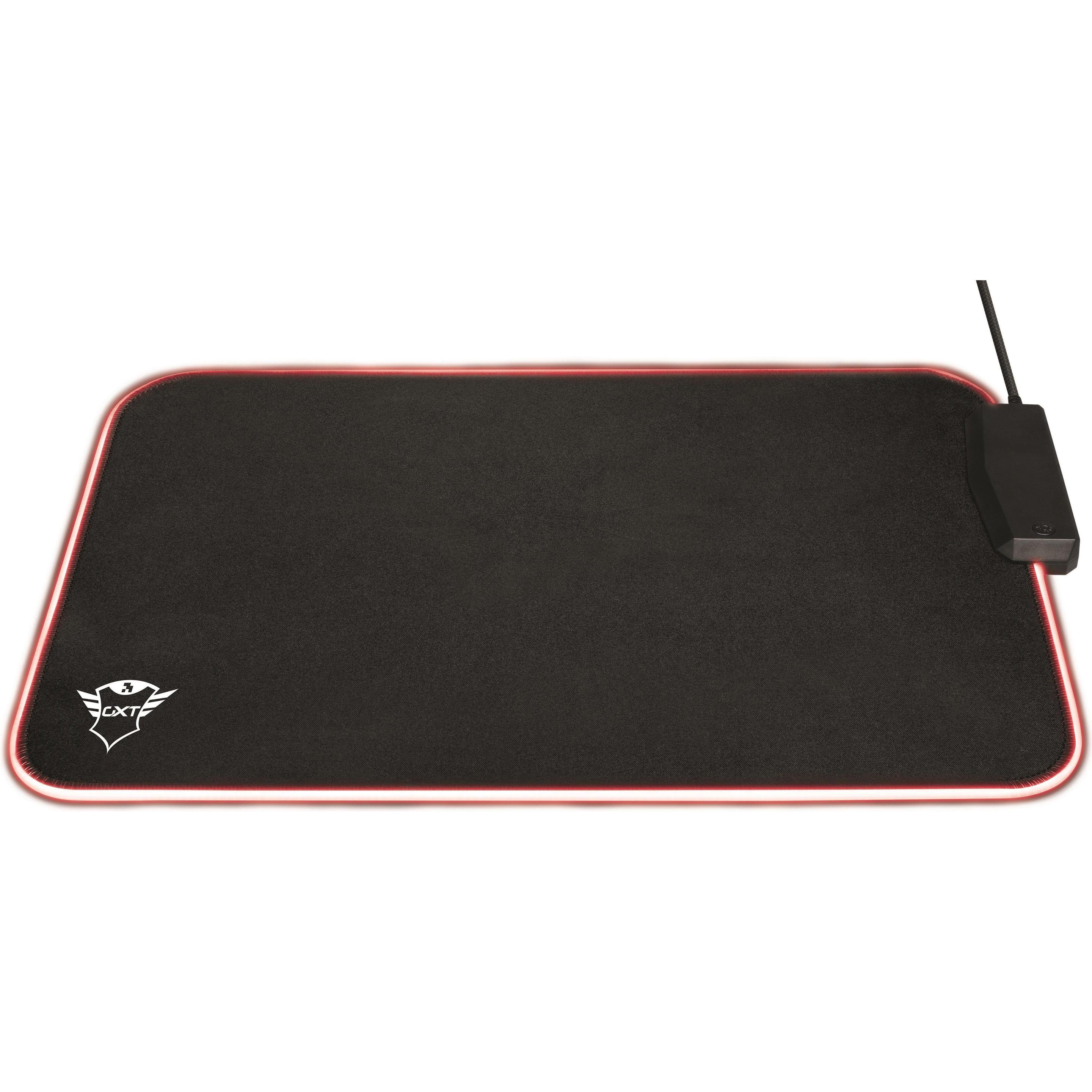 Trust GXT765 Glide-Flex (S), Mausmatte, Schwarz, Rot
