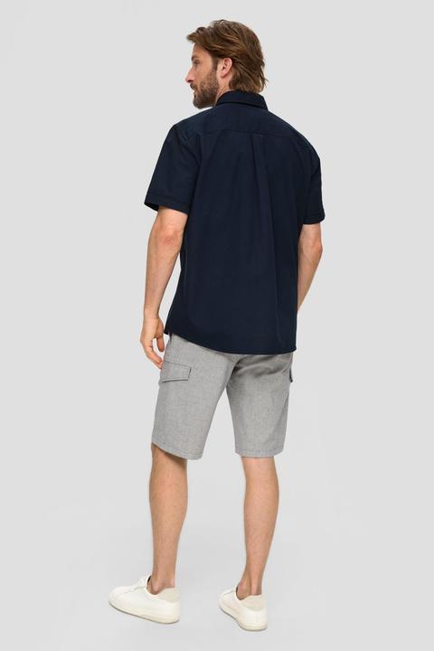 Immagine prodotto s.Oliver Hemd Baumwollhemd mit Musterstruktur (S)