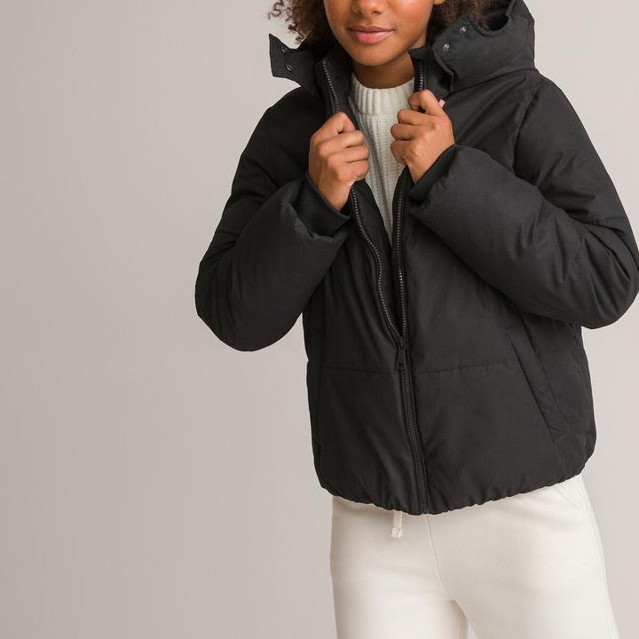 Actual product image La Redoute Collections Warm quilted jacket with hood (158)