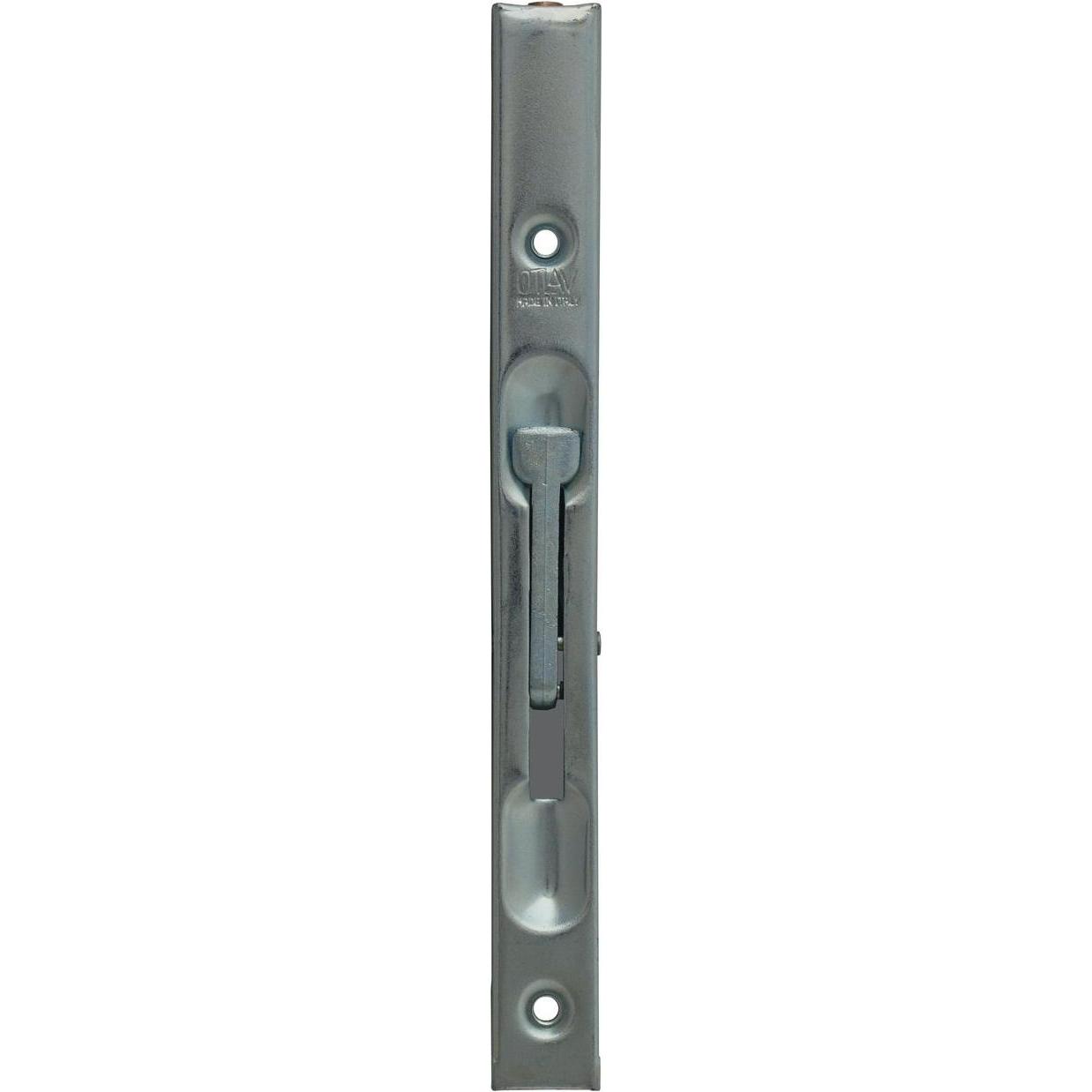 Otlav, Türbeschlag + Scharnier, Türkantriegel Einlassgehäuse m. Klapphebel Typ 260, 300 mm,verzinkt silber