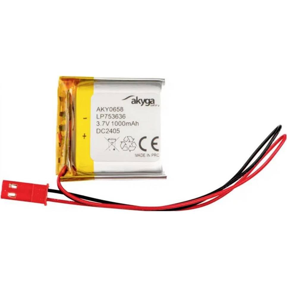 Akyga LP753636 Akkupack x Spezial-Akku LiPo 3.7 V 1000 mAh (3.70 V, 1000 mAh)