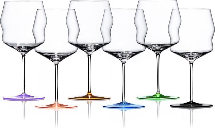 Image du produit Kvetna 1794 Verres à vin Kalyke, Arlequin 650 ml - (65 cl, 6 Verres, Verres à vin rouge)