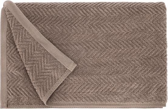 Actual product image Domoletti Towel bathrooms VISBY, light brown, 70 x 140 cm (70 x 140 cm)