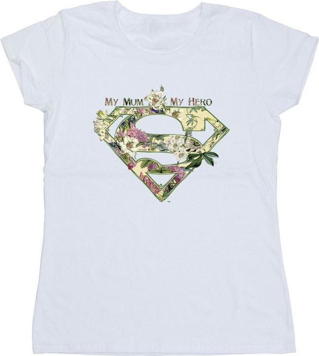Actual product image Womens/Ladies Superman My Mum My Hero Cotton T-Shirt (XL)