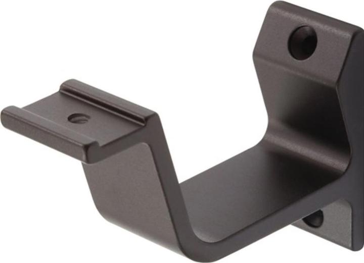 Immagine prodotto Hermeta Supporto per corrimano 3550 alluminio anodizzato nero supporto dritto (Alluminio)