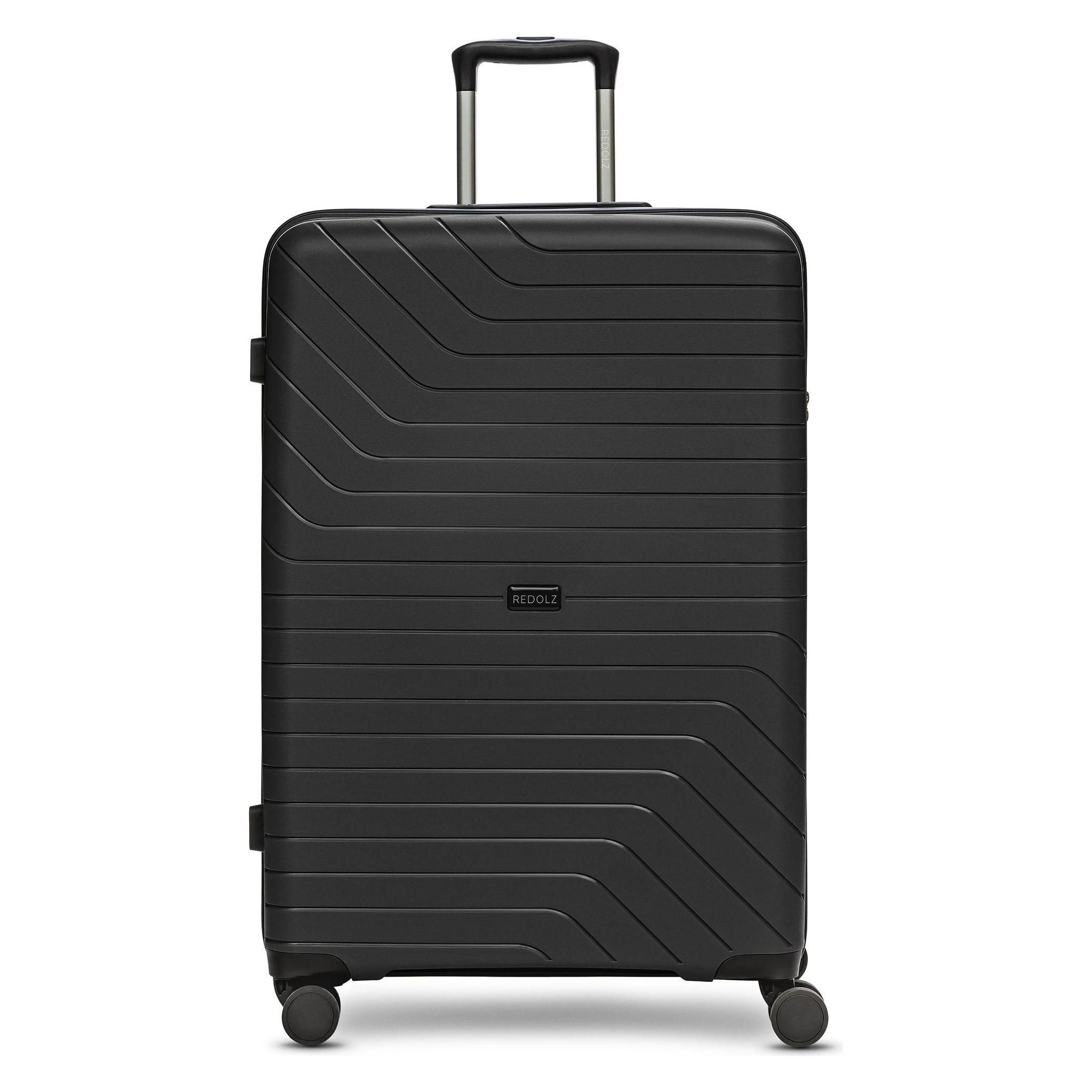Redolz, Koffer, Essentials 05 Large 4 Rollen Trolley 75 Cm, Schwarz