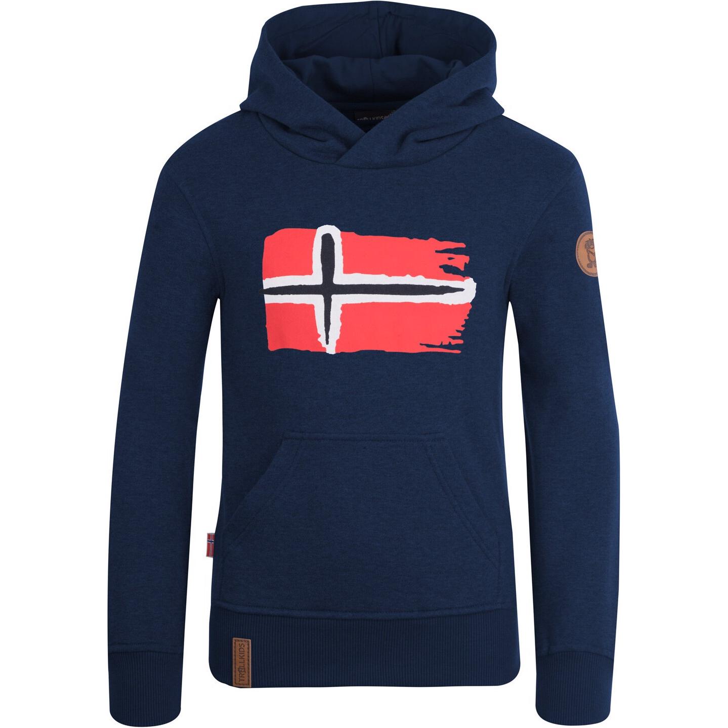Trollkids, Unisex, Pullover, Trondheim, Blau, (152)