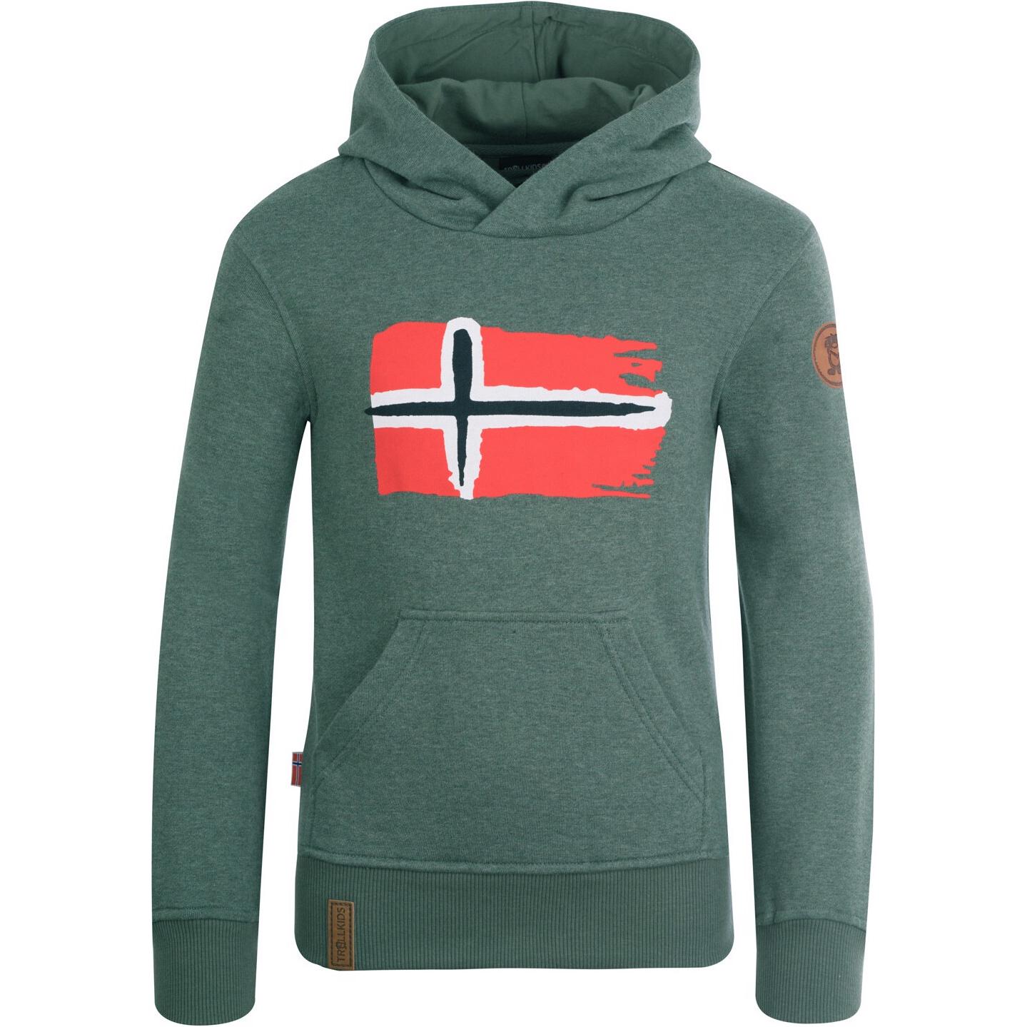 Trollkids, Jungen, Pullover, Trondheim, Grün, (140)